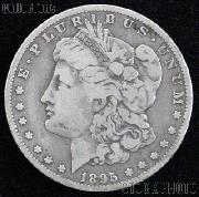 1895 S Morgan Silver Dollar Circulated Coin VG 8 or Better