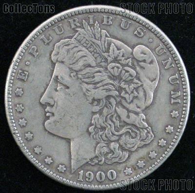 1900 S Morgan Silver Dollar Circulated Coin VG 8 or Better