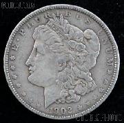 1902 Morgan Silver Dollar Circulated Coin VG 8 or Better