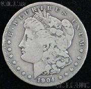 1904 S Morgan Silver Dollar Circulated Coin VG 8 or Better