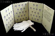 Roosevelt Dime Set 1946 -1964 Complete BU Silver Dime Set (48 Coins) w/ Littleton Folder LCF21