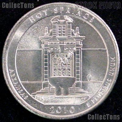 2010-D Arkansas Hot Springs National Park Quarter GEM BU America the Beautiful