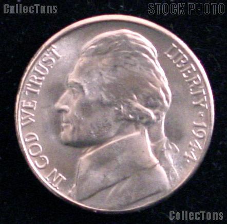 1944-S Jefferson Silver War Nickel - BU from Original Roll