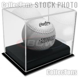 Softball Case by BCW Deluxe Acrylic Softball Display