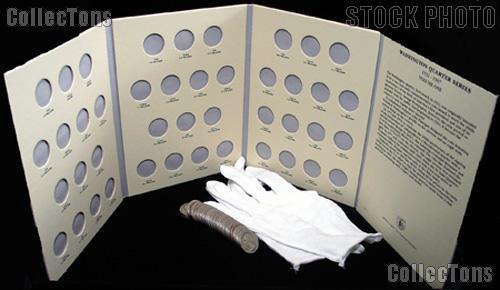 Washington Quarter Set 1932 - 1947 CIRC Washington Silver Quarter Set (43 Coins) w/ Littleton Folder