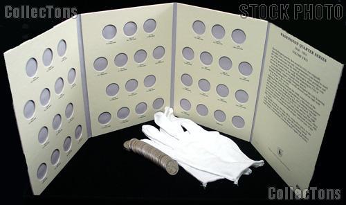 Washington Quarter Set 1948 - 1964 CIRC Washington Silver Quarter Set (40 Coins) w/ Littleton Folder