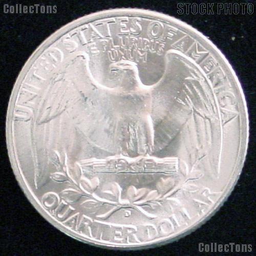 1945-D Washington Silver Quarters - BU from Original Roll
