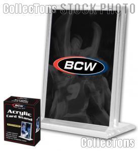 10 Sports Card Frames by BCW 1/2 Inch Vertical Acrylic Card Holders