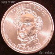 2010-D Franklin Pierce Presidential Dollar GEM BU 2010 Pierce Dollar