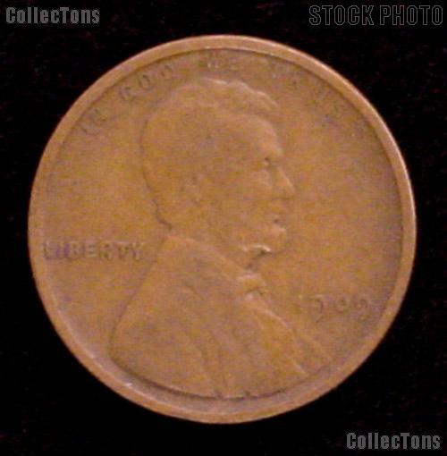 1909 Lincoln Wheat Cent  - First Year Good Condition