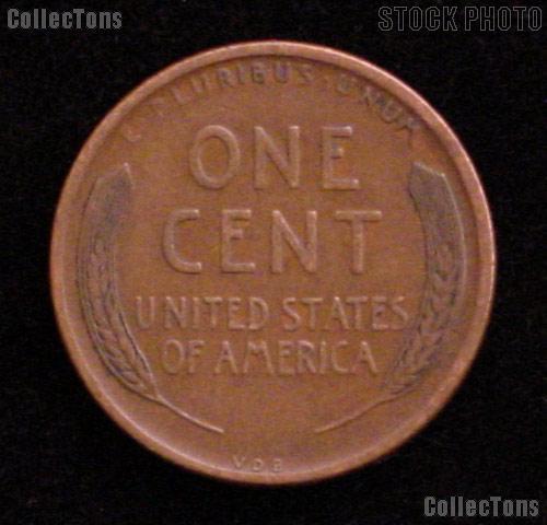 1909 V.D.B. Lincoln Wheat Cent  - G+ Condition