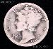 1916 Mercury Silver Dime 1916 Mercury Dime Circ Coin G 4 or Better