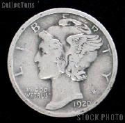 1920 Mercury Silver Dime 1920 Mercury Dime Circ Coin G 4 or Better