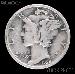 1924-S Mercury Silver Dime 1924 Mercury Dime Circ Coin G 4 or Better