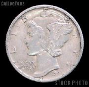 1941 Mercury Silver Dime 1941 Mercury Dime Circ Coin G 4 or Better