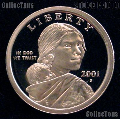2001-S Sacagawea Dollar GEM Proof 2001 Sacagawea SAC Dollar