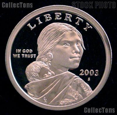 2003-S Sacagawea Dollar GEM Proof 2003 Sacagawea SAC Dollar
