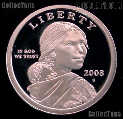 2008-S Sacagawea Dollar GEM Proof 2008 Sacagawea SAC Dollar