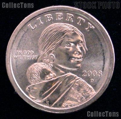 2008-D Sacagawea Dollar BU 2008 Sacagawea SAC Dollar