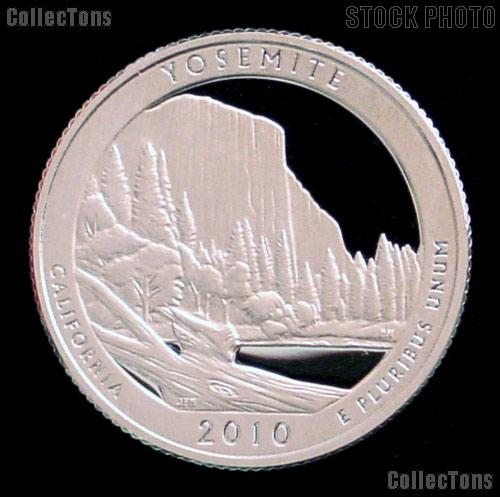 2010-S California Yosemite National Park Quarter GEM SILVER PROOF America the Beautiful