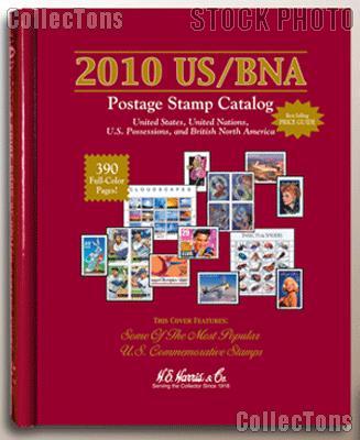 2010 US / BNA Postage Stamp Catalog by H.E. Harris & Co. - Hard Cover Spiral