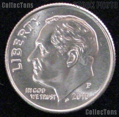 2010-P Roosevelt Dime GEM BU 2010 Dime Perfect for Album