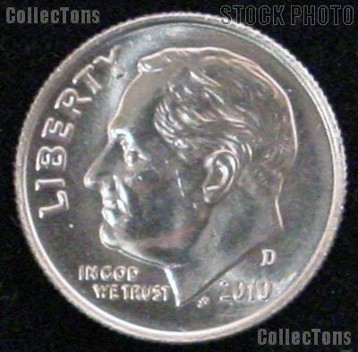 2010-D Roosevelt Dime GEM BU 2010 Dime Perfect for Album