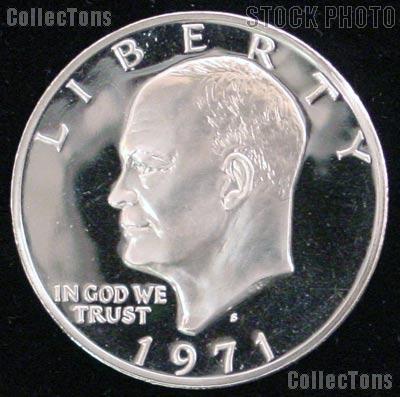1971-S Eisenhower Silver Dollar GEM Proof 1971 Ike Dollar Proof