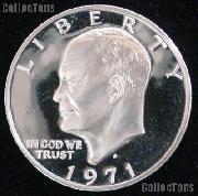 1971-S Eisenhower Silver Dollar GEM Proof 1971 Ike Dollar Proof