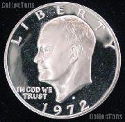 1972-S Eisenhower Silver Dollar GEM Proof 1972 Ike Dollar Proof