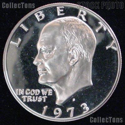 1973-S Proof Ike Eisenhower Dollar - Clad