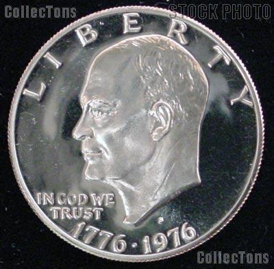 1976-S Eisenhower Dollar Type 1 Clad GEM Proof 1976 Ike Dollar Proof