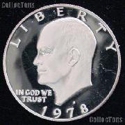 1978-S Eisenhower Dollar Clad GEM Proof 1978 Ike Dollar Proof