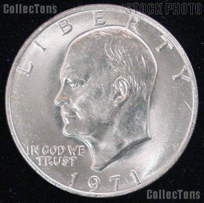 1971 Eisenhower Dollar - Uncirculated Ike Dollar - GEM BU