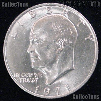 1971-D Eisenhower Dollar - Uncirculated Ike Dollar - GEM BU