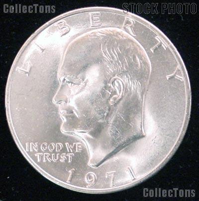 1971-S Silver Eisenhower Dollar  - Uncirculated Silver Ike Dollar - GEM BU