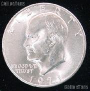 1971-S Silver Eisenhower Dollar  - Uncirculated Silver Ike Dollar - GEM BU