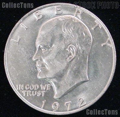 1972 Eisenhower Dollar  - Uncirculated Ike Dollar - GEM BU