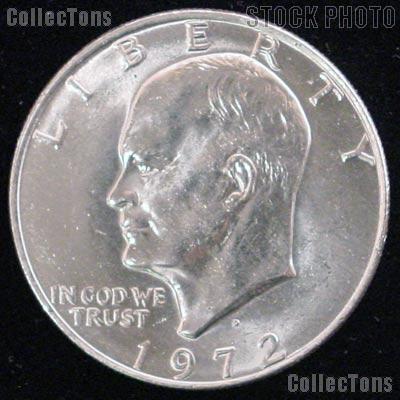 1972-D Eisenhower Dollar  - Uncirculated Ike Dollar - GEM BU