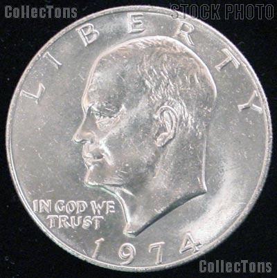 1974 Eisenhower Dollar  - Uncirculated Ike Dollar - GEM BU