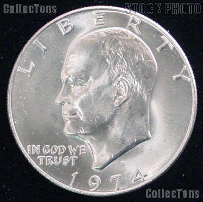 1974-D Eisenhower Dollar  - Uncirculated Ike Dollar - GEM BU