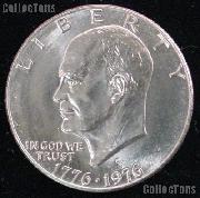 1976-D Eisenhower Dollar Type 1  - Uncirculated Ike Dollar - GEM BU