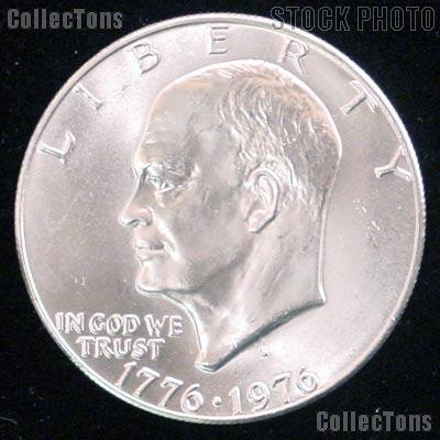 1976 Eisenhower (Ike) BICENTENNIAL Silver Clad Dollar One Coin Brilliant Uncirculated Condition