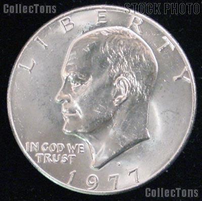 1977-D Eisenhower Dollar  - Uncirculated Ike Dollar - GEM BU