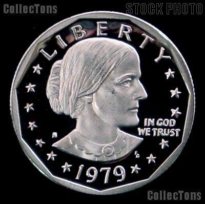 1979-S  Susan B Anthony Dollar Type 1 GEM Proof 1979 SBA Dollar Proof