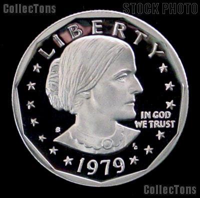 1979-S Susan B Anthony Dollar Type 2 GEM Proof 1979 SBA Dollar Proof