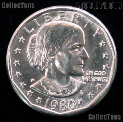 1980-D Susan B Anthony Dollar GEM BU 1980 SBA Dollar