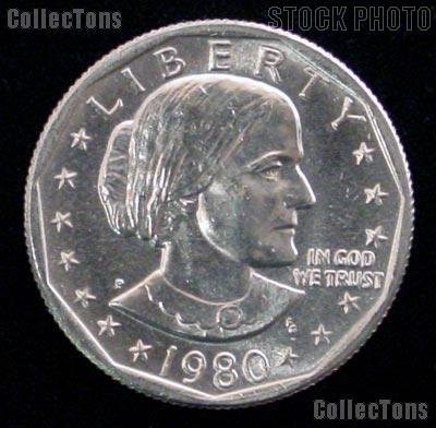 1980-P Susan B Anthony Dollar GEM BU 1980 SBA Dollar