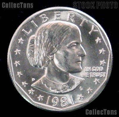 1981-D Susan B Anthony Dollar GEM BU 1981 SBA Dollar