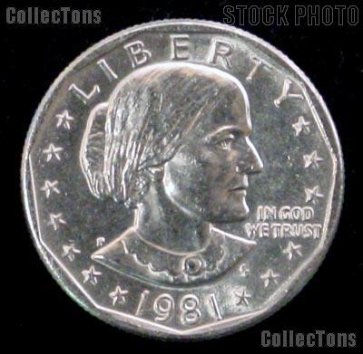 1981-P Susan B Anthony Dollar GEM BU 1981 SBA Dollarr